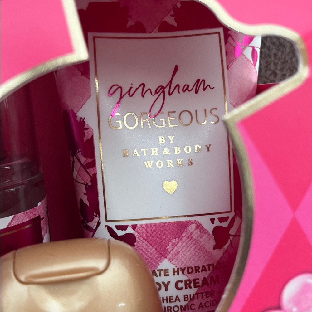 Bath & Body Works Pink‎ and Gold Candy-Coated Trio Set NEW - Picture 3 of 7